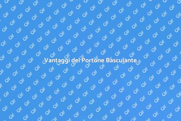 Il Portone Basculante per la Tua Casa