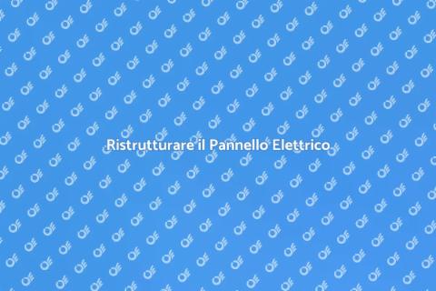 Aggiornamento Pannello Elettrico