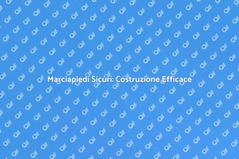 Costruzione Marciapiede: Guida Sicura