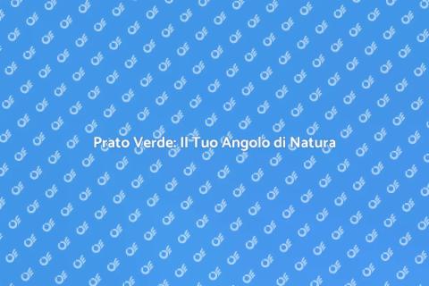 Un Bel Prato a Casa