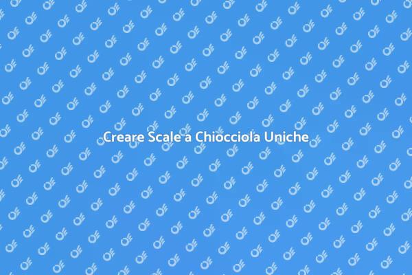 Scale a Chiocciola: Un'Arte da Scoprire