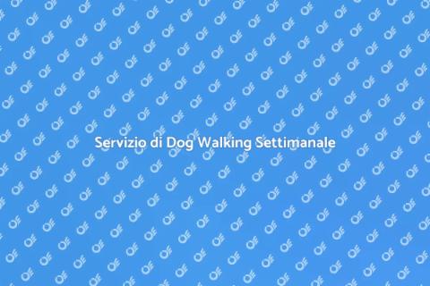 Dog Walking Settimanale per il Tuo Cane
