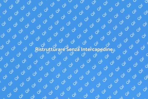 Facciata Innovativa senza Intercapedine