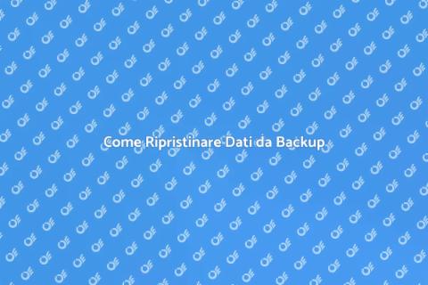 Recupero Dati da Backup Danneggiato