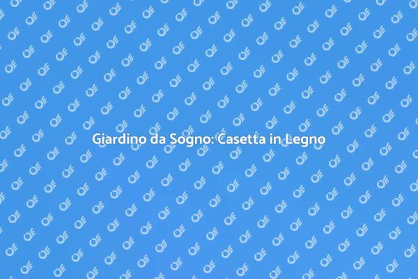 Casetta da Giardino con LED Incantevole