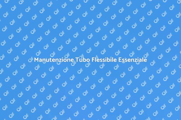 Importanza dei Tubo Flessibili nella Casa