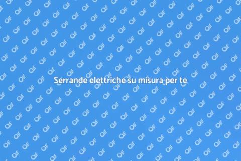 Personalizzazione serrande elettriche