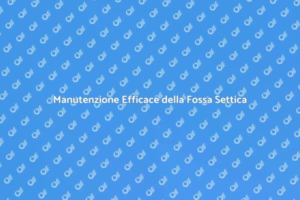 Come Mantenere la Fossa Settica Efficiente