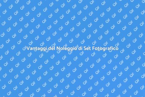 Noleggiare Set Fotografico Completo