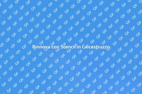 Stencil in Calcestruzzo: Trasforma Spazi