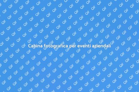 Affittare cabina fotografica eventi