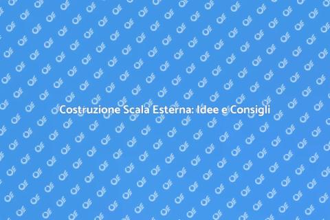 Scala Esterna: Guida Completa al Design
