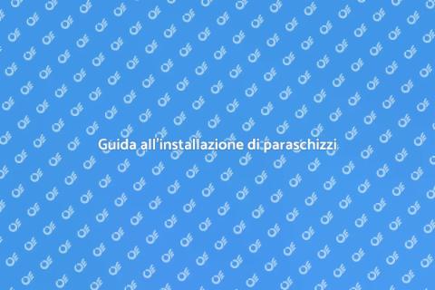Installare un paraschizzi in gres