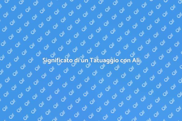 Tatuaggi con Ali: Simboli di Libertà