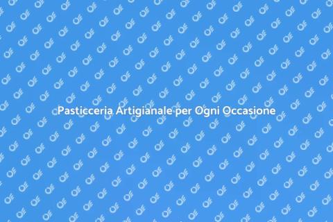 Servizio di Pasticceria Gourmet