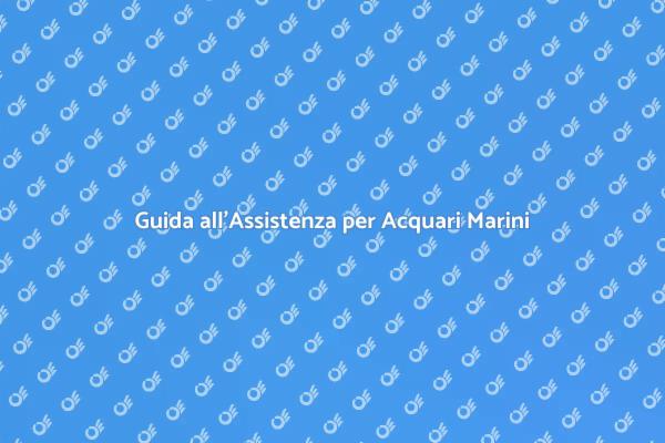 Assistenza Esperta per Acquari Marini