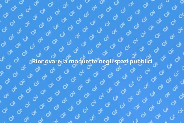Moquette nuova per spazi pubblici