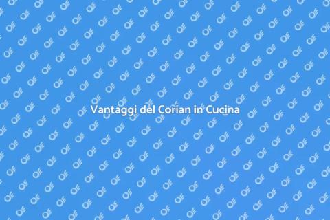 Piano di Lavoro in Corian per Cucina