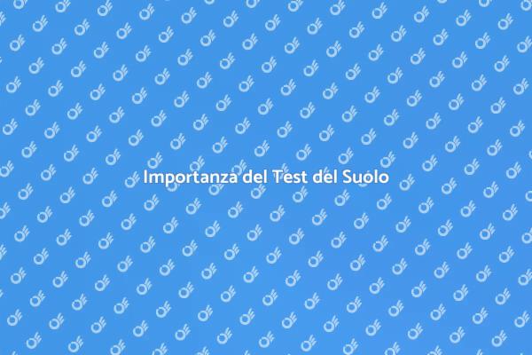 Test del Suolo: Fondamentale per Edilizia