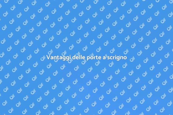 Manutenzione porte a scrigno