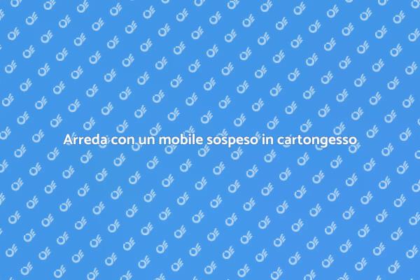Eleganza e funzionalità: mobile sospeso