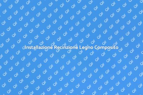 Recinzione in Legno Composito Estetica