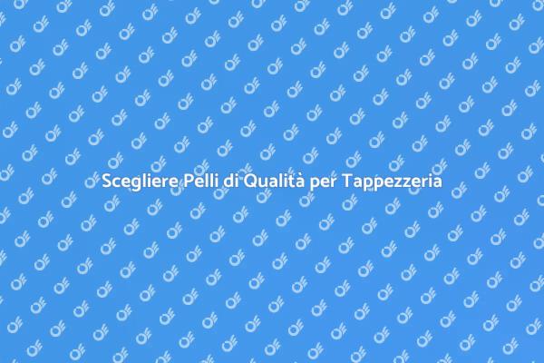 Pelli di Tappezzeria: Comfort e Stile