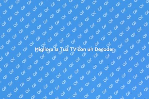 Installazione Decoder TV per Intrattenimento