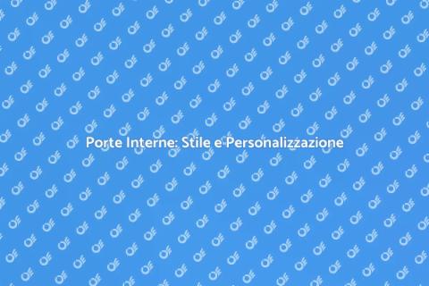 Personalizzazione Porte Interne