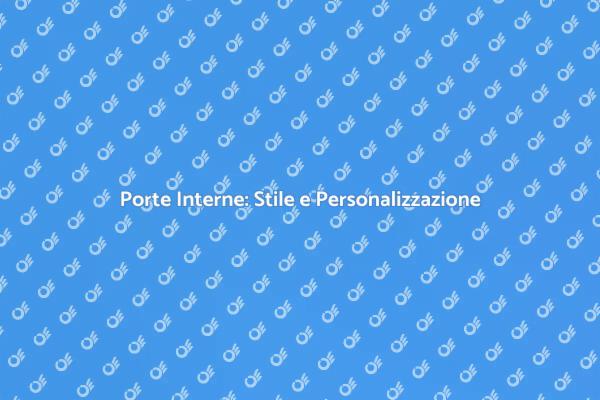 Trasforma il Tuo Spazio con Porte Personalizzate