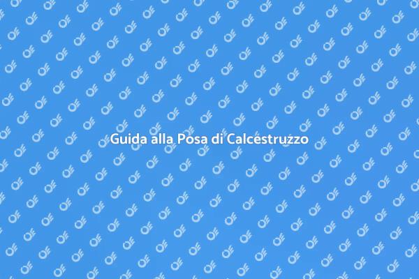 Posa di Lastre di Calcestruzzo