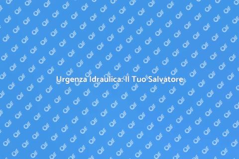 Servizio Idraulico di Emergenza