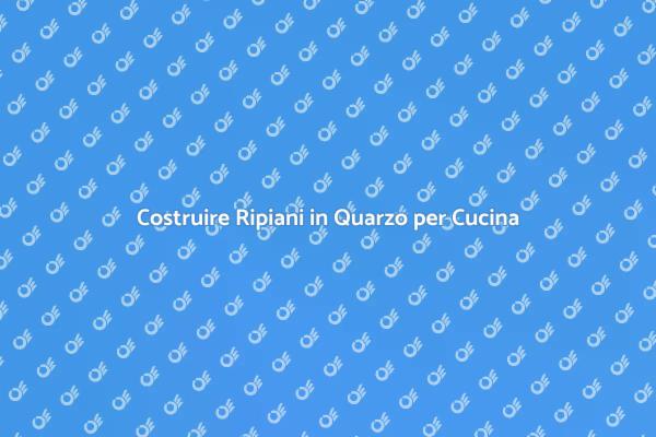 Installazione di Ripiani in Quarzo