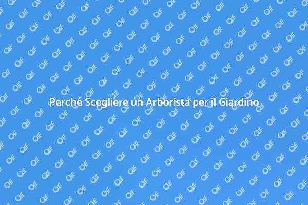 L'importanza di un Arborista per il Verde
