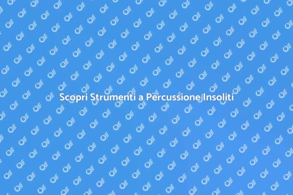 Gli Strumenti a Percussione da Scoprire