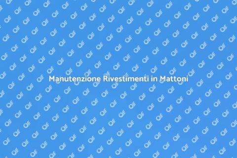 Riparare Rivestimenti in Mattoni