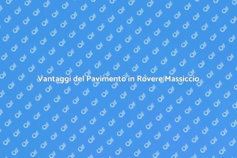 Pavimento in Legno Massiccio di Rovere