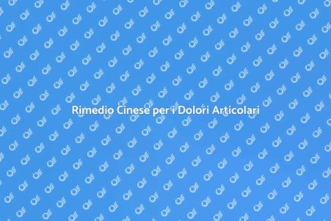 Massaggio Cinese per Dolori Articolari
