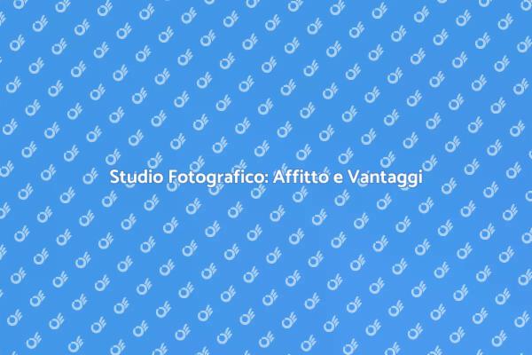 L'importanza dell'affitto di uno studio
