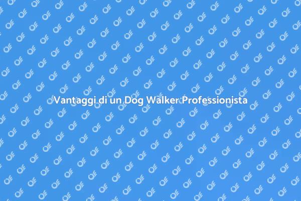 Perché Scegliere un Dog Walker Professionista