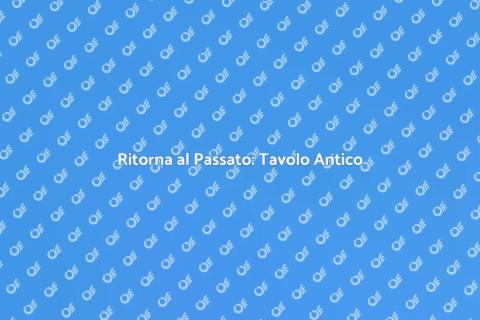 Restaurare un Tavolo Antico con Stile