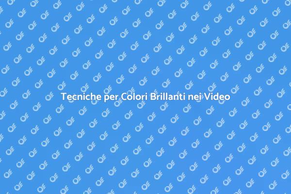 Guida ai Colori Vividi nei Video