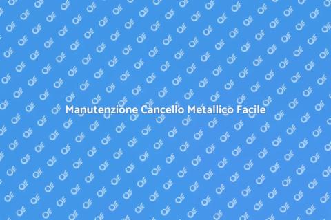 Riparazione Cancello Metallico Sicuro
