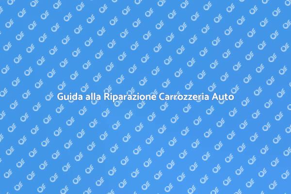 Riparazione Professionale Carrozzeria