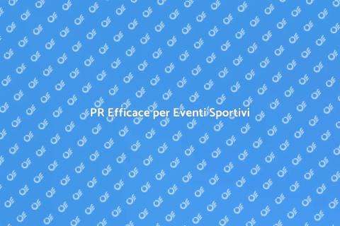 Servizio di PR per Eventi Sportivi