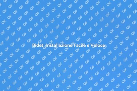 Installare un Bidet: Guida Pratica