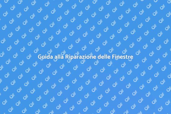 Come Rinnovare una Finestra Basculante