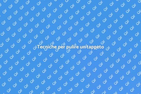 Come pulire i tappeti in modo semplice
