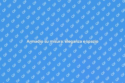 Armadio a muro su misura e stile