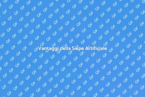 Siepe Artificiale per Barriere Naturali